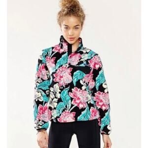 PATAGONIA Synchilla Snap-T Manoa Hawaiian Floral Fleece Pullover S